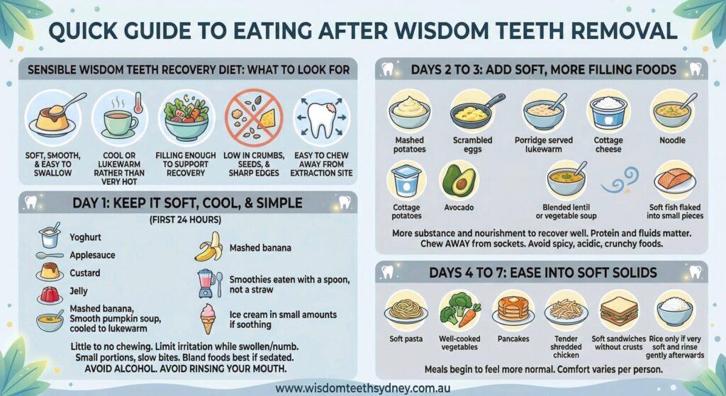 Best foods to eat after wisdom teeth removal for smooth recovery and healing