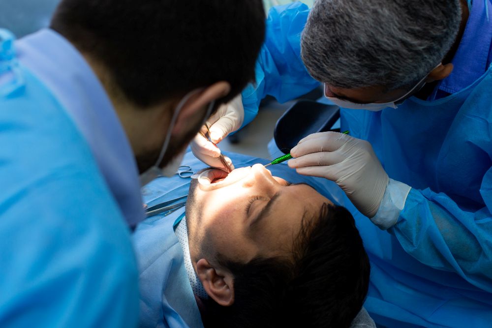 Professional tooth extraction in Sydney with experienced dentist providing safe and painless dental treatment